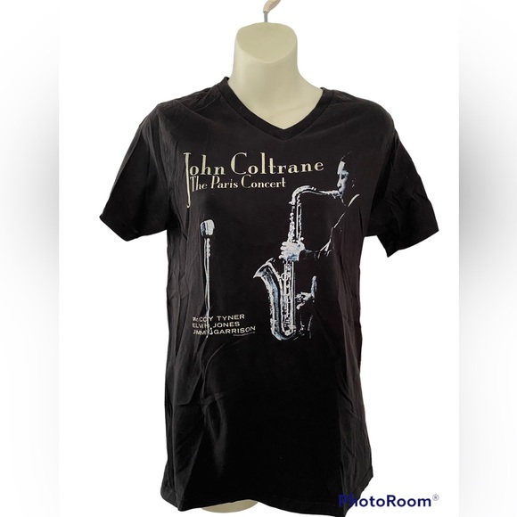 John Coltrane concert shirt. V neck. EUC - Picture 1 of 2
